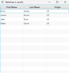 How To Use The Table View In JavaFX 100 Perfect Tutorial