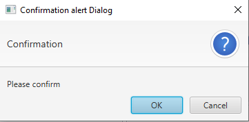 JavaFX alert dialog confirmation