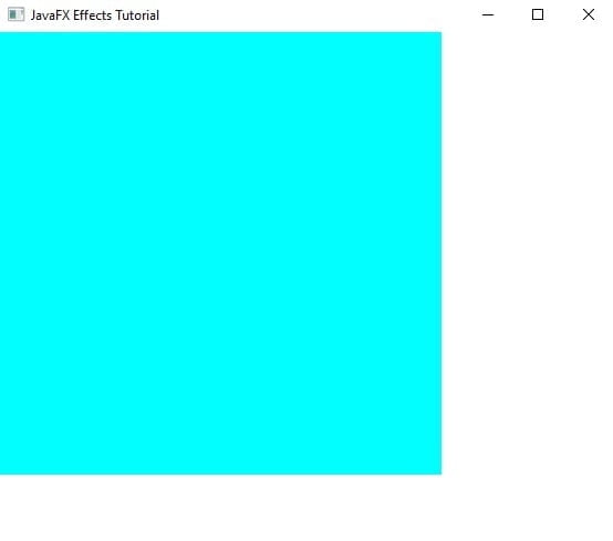 Effect in JavaFX - Color Input