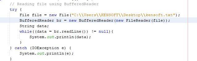 Read file in Java