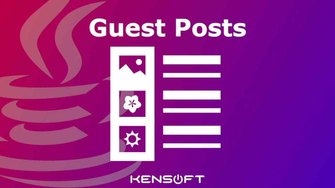 Accept Guest Posts