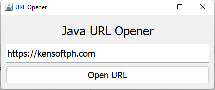 How to open a URL in Java