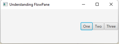 JavaFX FlowPane alignment
