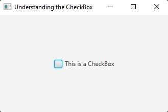 JavaFX CheckBox