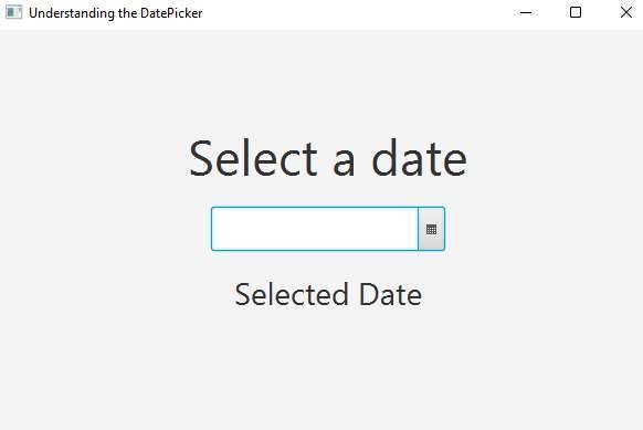 DatePicker in JavaFX