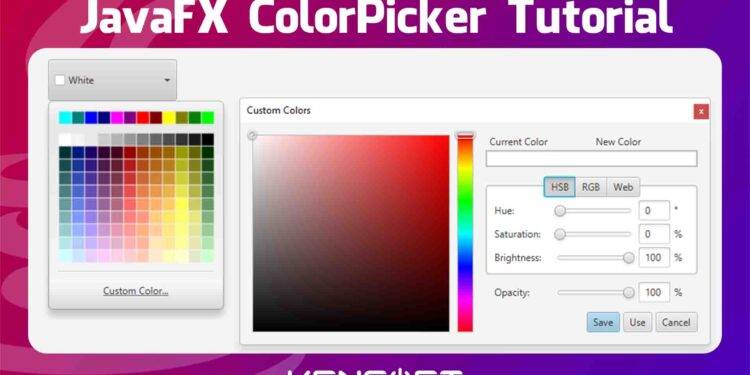 JavaFX ColorPicker