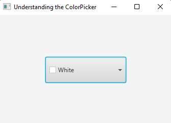 ColorPicker in JavaFX
