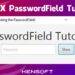 JavaFX PasswordField