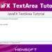 JavaFX TextArea