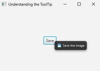 How to show Tooltip in JavaFX