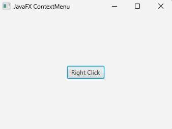 How to use the JavaFX ContextMenu
