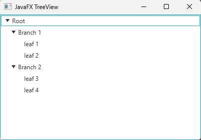 TreeView in JavaFX