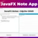 JavaFX SQLite Database CRUD Tutorial