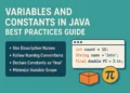 variables and constants in java