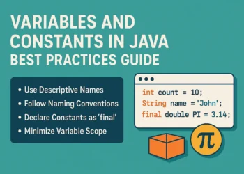 variables and constants in java